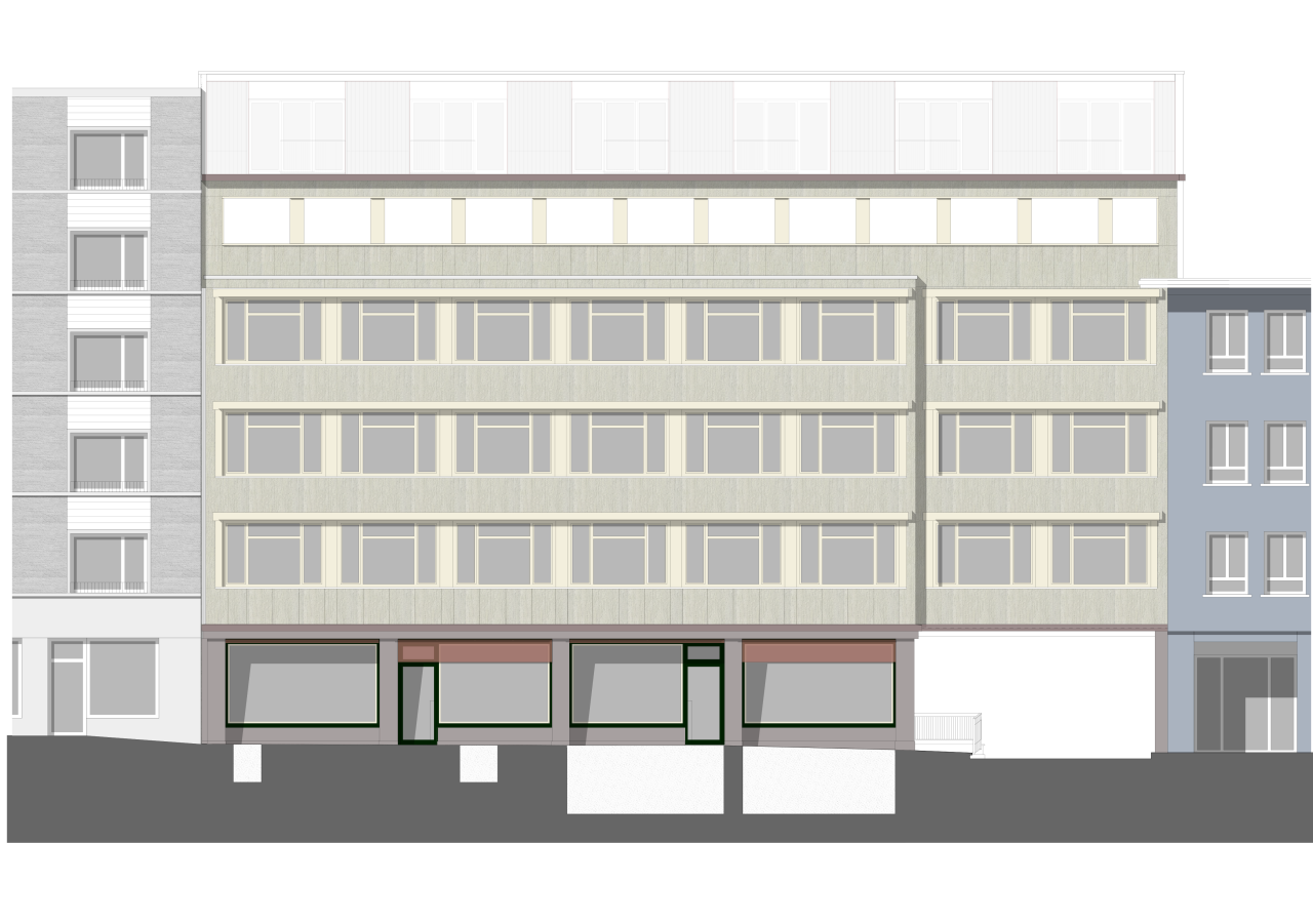 Aufstockung Geschäftshaus, Zürich, Albisrieden - 2213