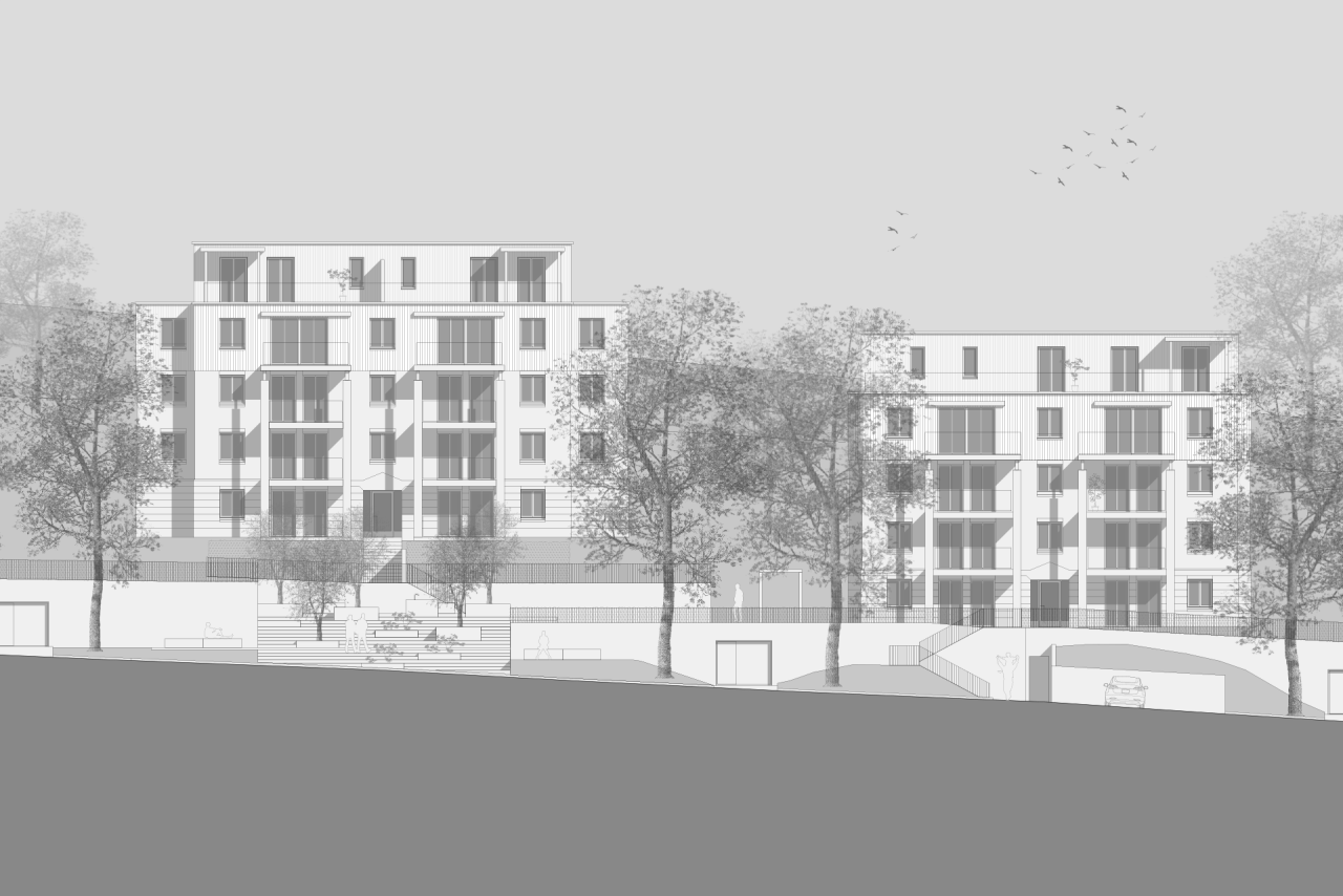 Wohnüberbauung Aufstockung, Sanierung, Neubau, Baar, Zug - 2316