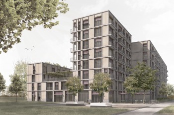 2017 Wohnbauprojekt mit Zusatznutzungen, Dübendorf